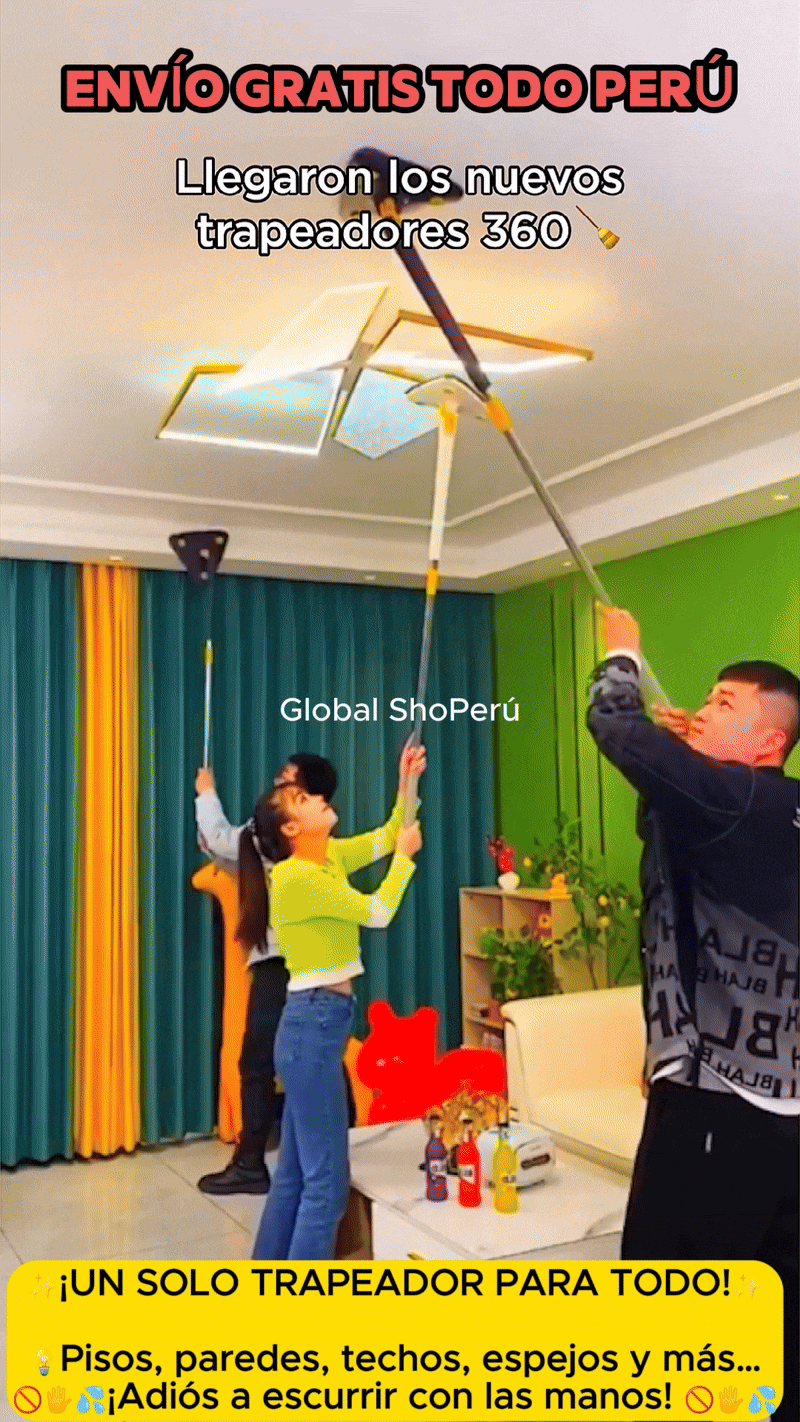COMPRA TU TRAPEADOR TRIANGULAR 360° Y ⭐⭐⭐⭐⭐ ¡Más de 6,000 clientes satisfechos ya lo disfrutan!