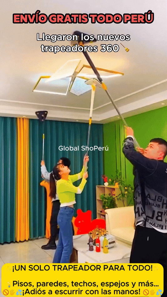 COMPRA TU TRAPEADOR TRIANGULAR 360° Y ⭐⭐⭐⭐⭐ ¡Más de 6,000 clientes satisfechos ya lo disfrutan!