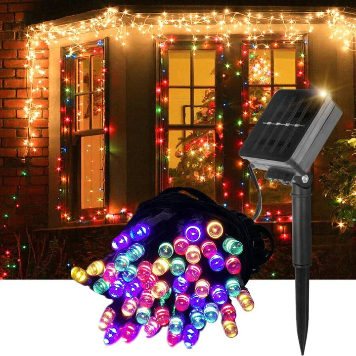 LUCES NAVIDEÑAS CON PANEL SOLAR – Global ShoPerú