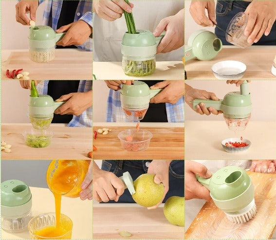 PICADOR MULTIFUNCIONAL 5️⃣ EN 1️⃣: 🔪 PICADORA, 🌽 MOLEDORA, 🥤 LICUA, 🍽️  – Global ShoPerú